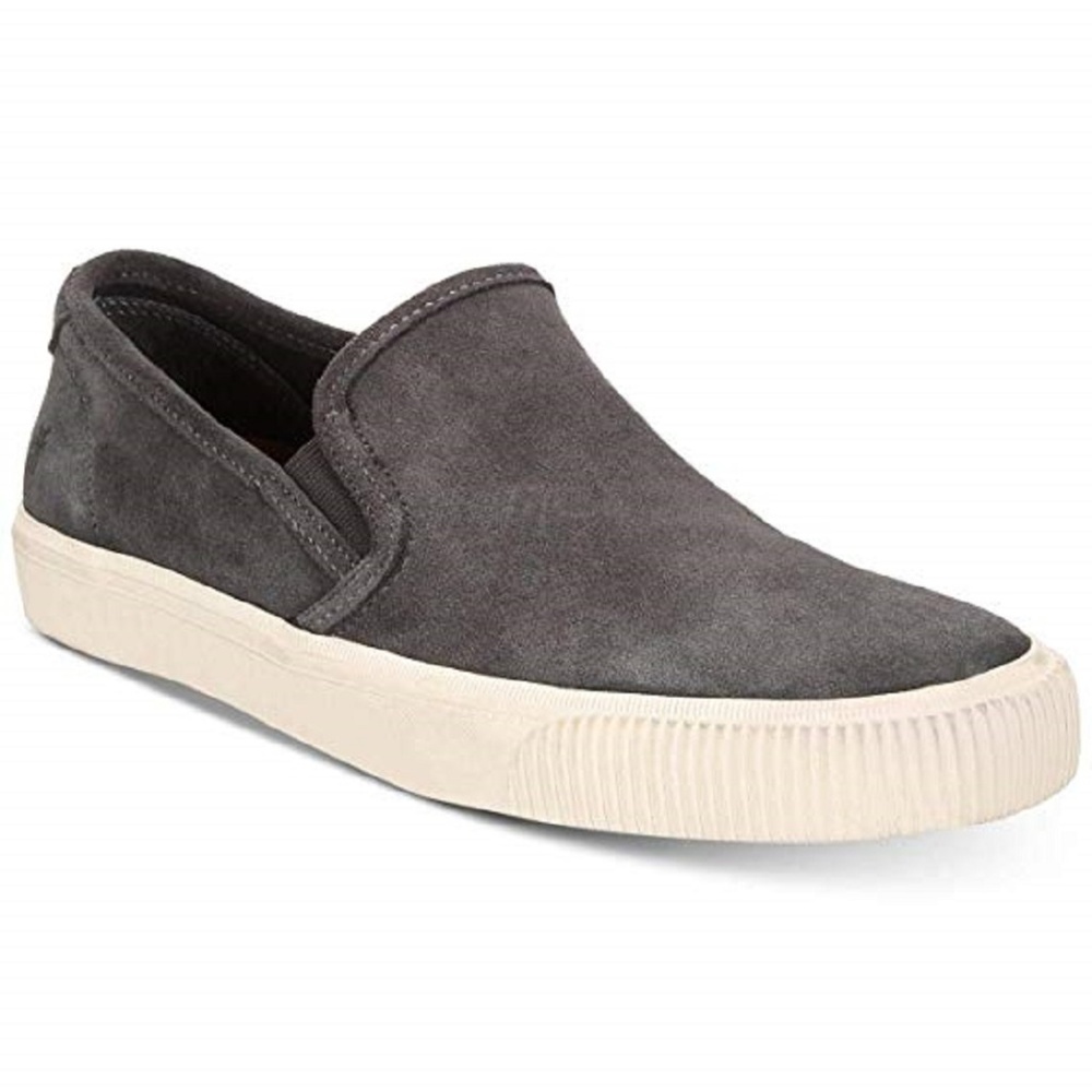 FRYE Patton Slip On Sneakers Suede Graphite Men's 8.5